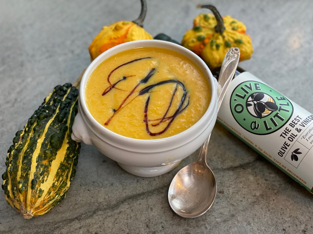 Apple Cider and Curry Butternut Squash Soup