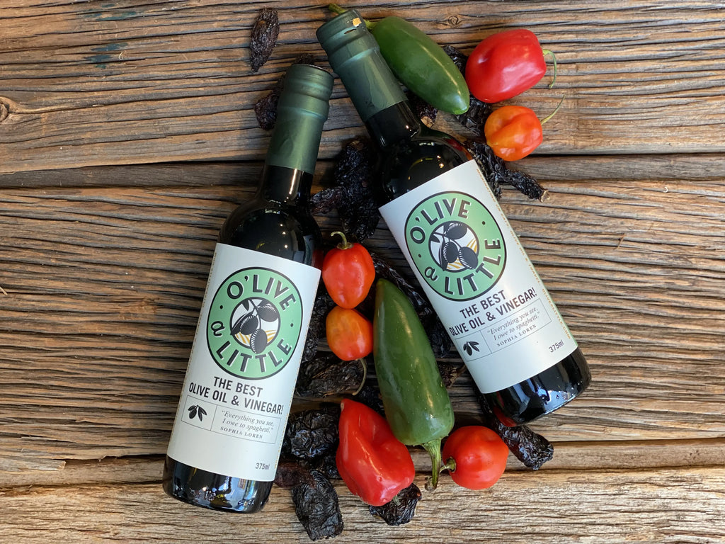 Mexican Three Chili Extra Virgin Olive Oil - 375 ML Olivealittle