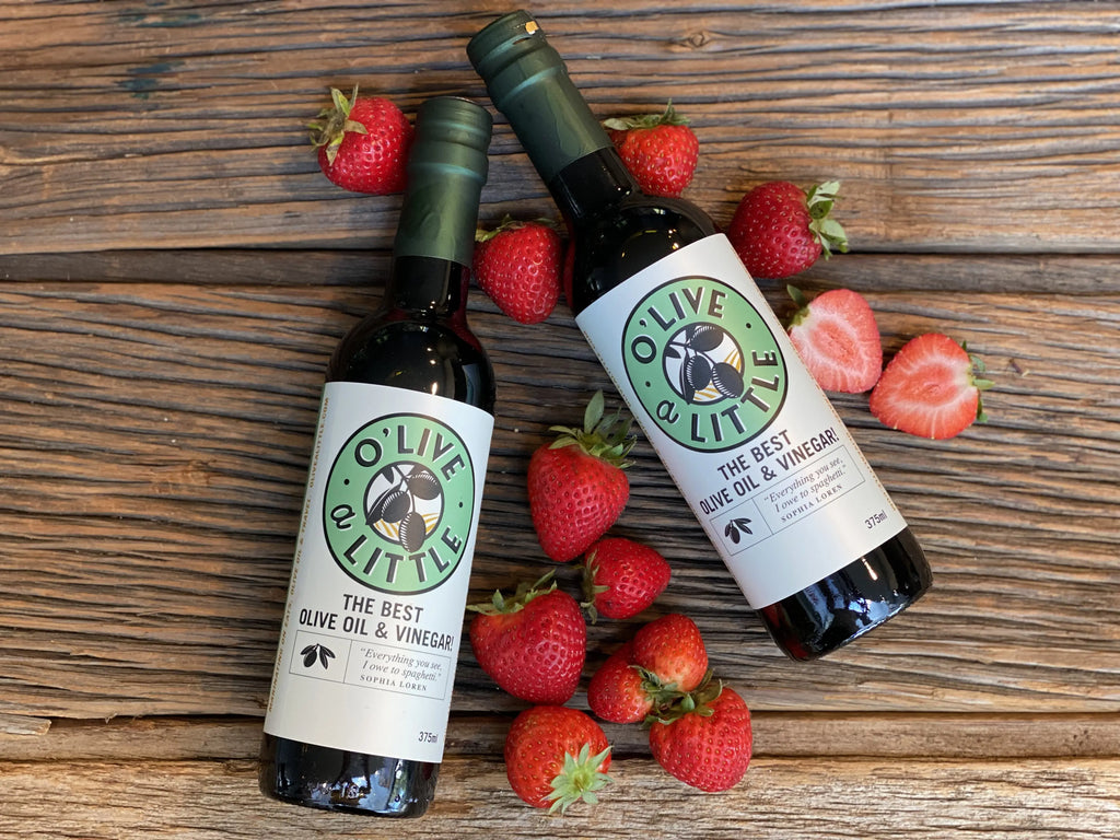 Strawberry Dark Balsamic Vinegar - 375 ML Olivealittle